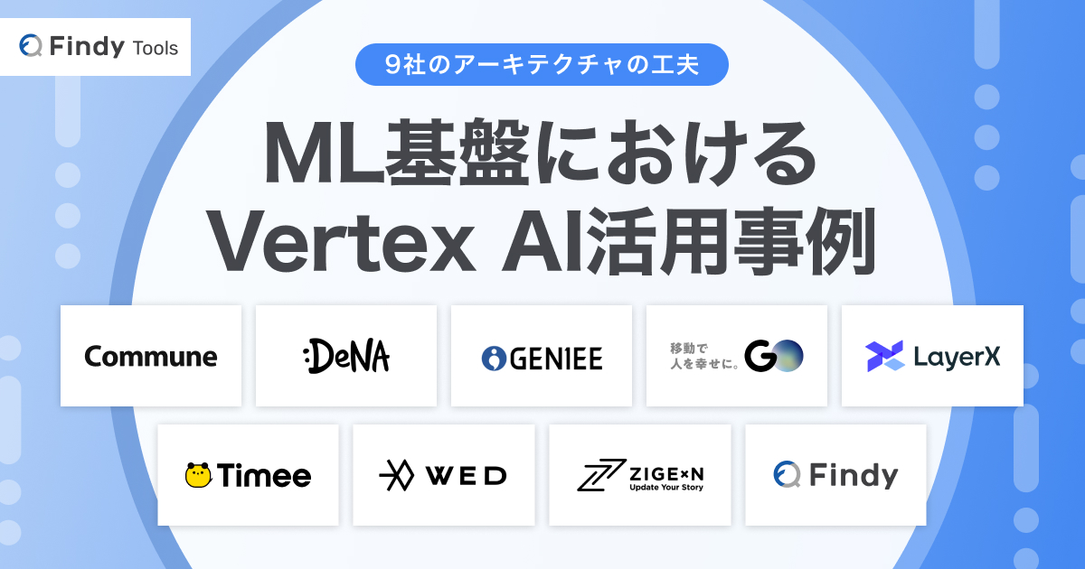 ML基盤におけるVertex AI活用事例　9社のアーキテクチャの工夫