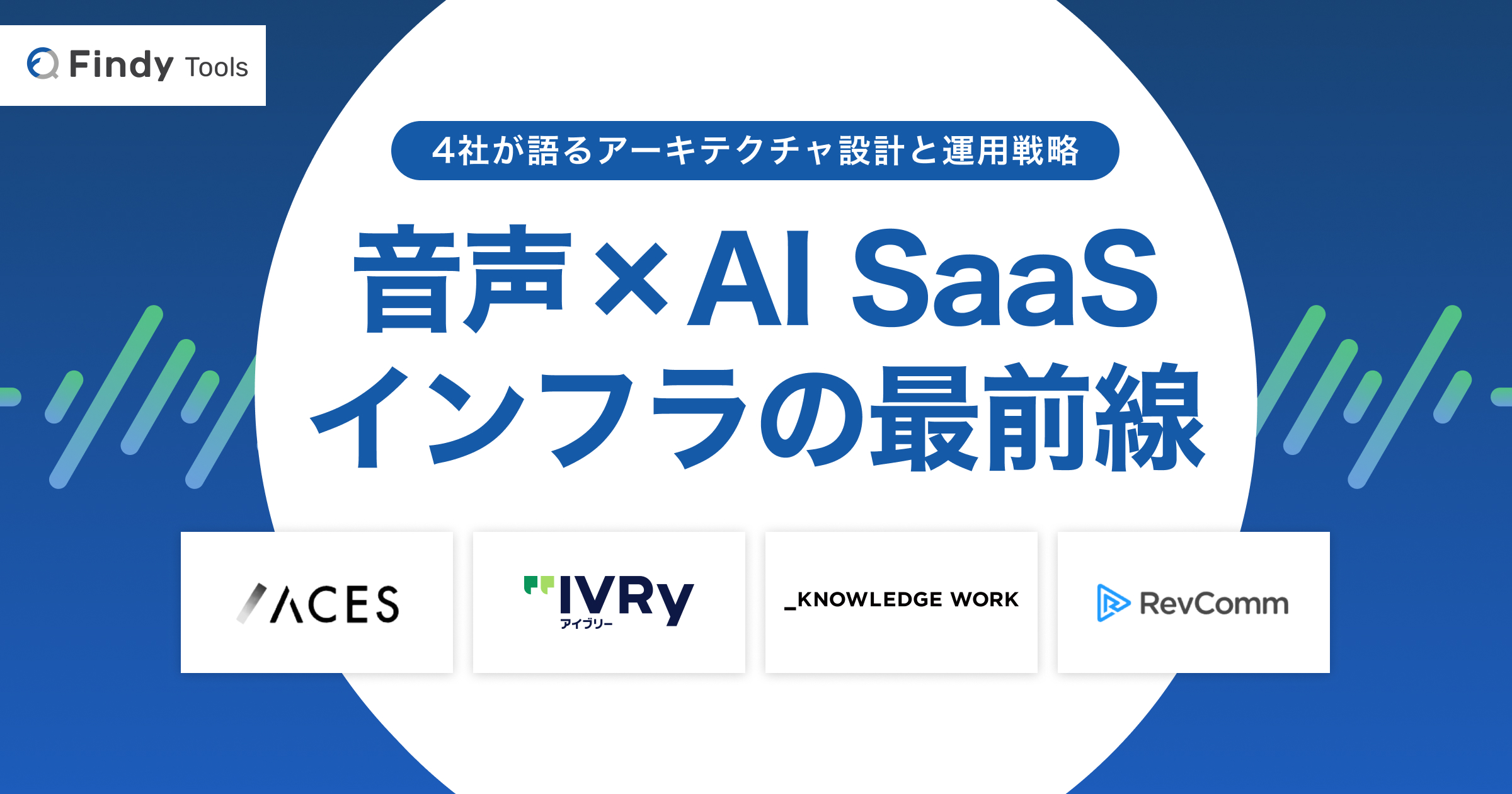 音声×AI SaaSインフラの最前線:4社が語るアーキテクチャ設計と運用戦略